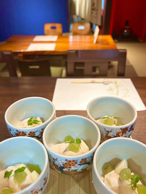 ディナーコースの先付け